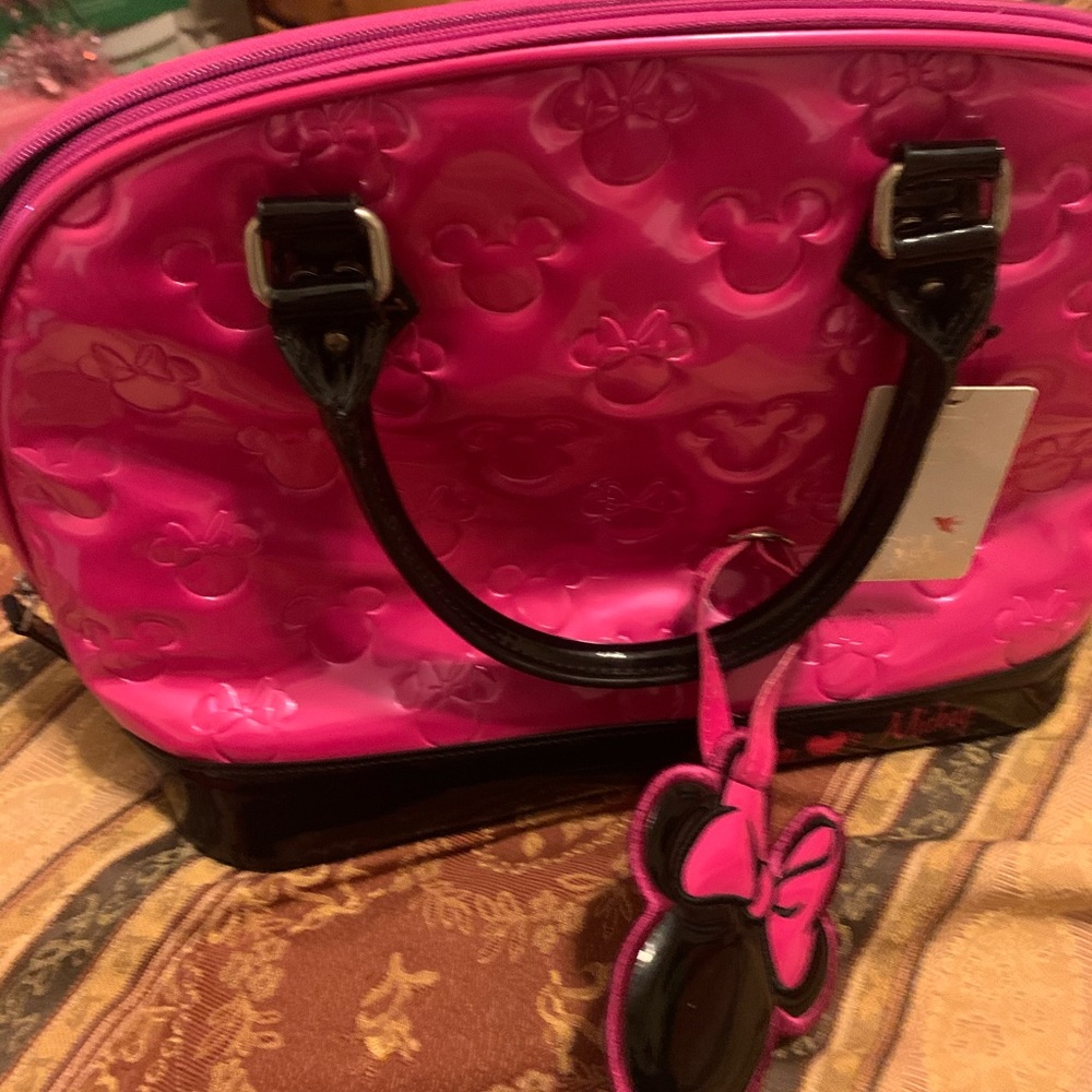 Minnie Mouse Embossed Loungefly bag